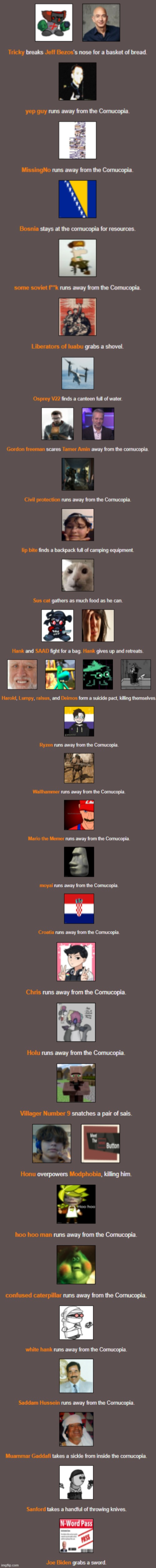 hell be happening, also who the hell does suicide in the hunger games, just why? | made w/ Imgflip meme maker