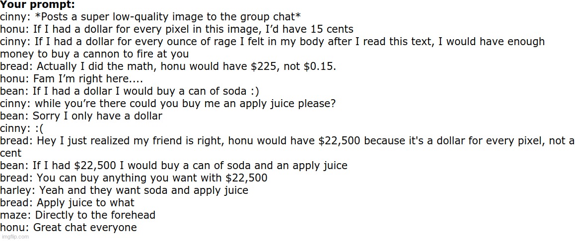 if imglflip had group memechats | made w/ Imgflip meme maker