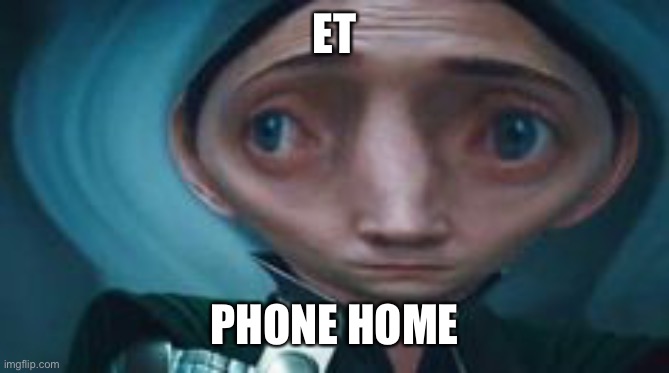He looks like ET!! |  ET; PHONE HOME | image tagged in et,et phone home,phone home,loki,marvel,cursed image | made w/ Imgflip meme maker