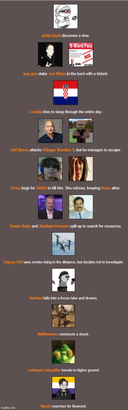 Wallhammer does engineer gaming, صدام يساعد تامر and A guy just assassinated a president | made w/ Imgflip meme maker