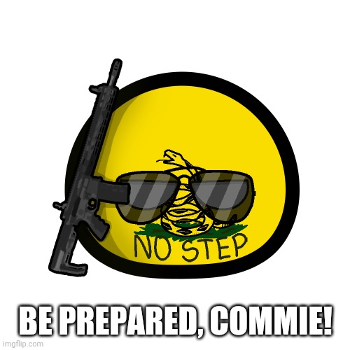 Cappies get tips from Kyle Rittenhouse and his knowledge on the 2nd Amendment. | BE PREPARED, COMMIE! | image tagged in libertarianism ball | made w/ Imgflip meme maker