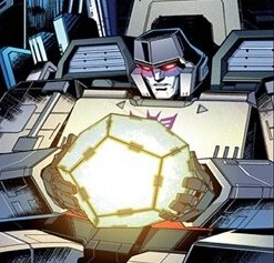High Quality Megatron with his orb Blank Meme Template