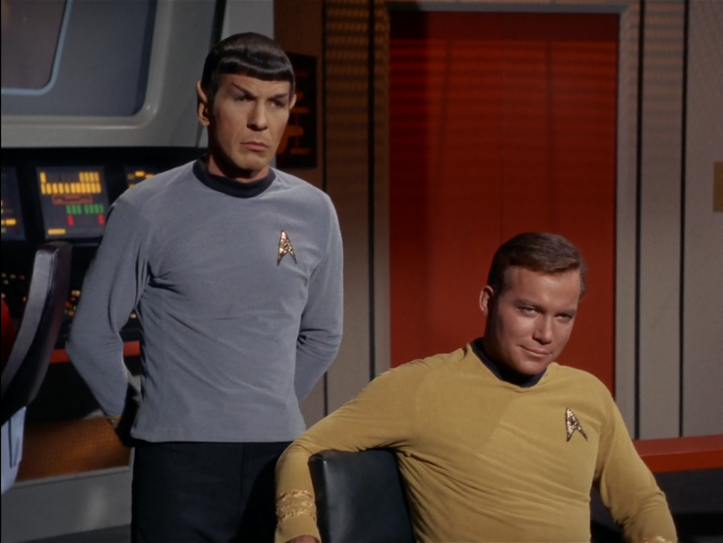 Kirk and Spock Blank Meme Template