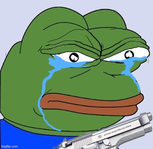 Angry crying pepe | image tagged in angry crying pepe | made w/ Imgflip meme maker