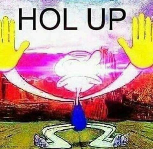 Hol up squidward | image tagged in hol up squidward | made w/ Imgflip meme maker