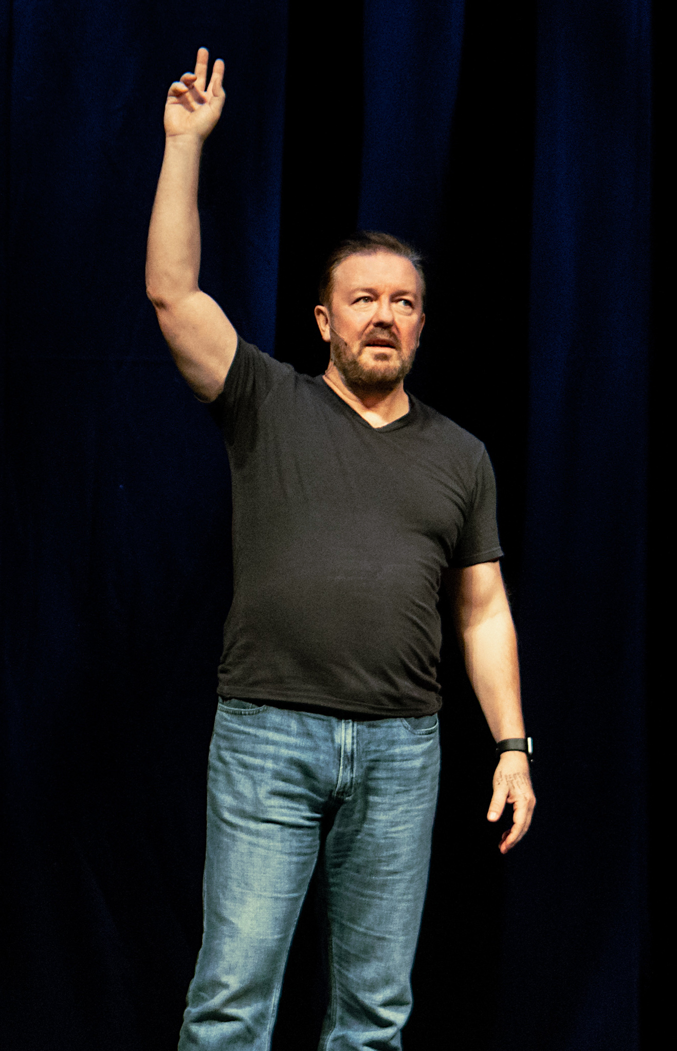 Ricky Gervais Blank Meme Template