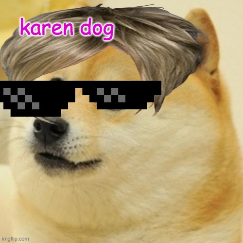 Doge | karen dog | image tagged in memes,doge | made w/ Imgflip meme maker