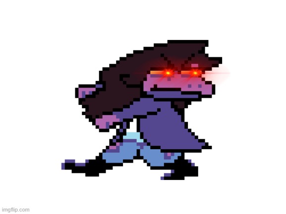 angy susie | image tagged in deltarune | made w/ Imgflip meme maker