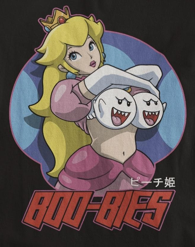 Princess Peach boobies Blank Meme Template
