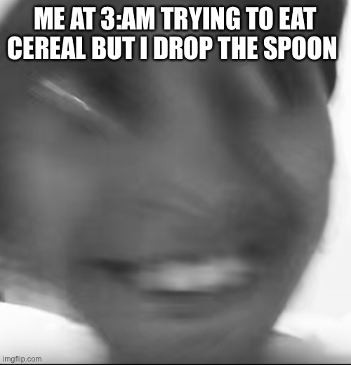 …or we could go in loud and dumb | ME AT 3:AM TRYING TO EAT CEREAL BUT I DROP THE SPOON | image tagged in memes | made w/ Imgflip meme maker