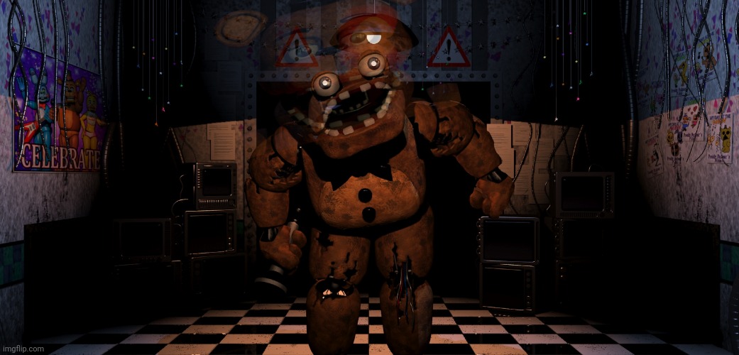 Cursed Freddy Fazbear | image tagged in cursed freddy fazbear | made w/ Imgflip meme maker