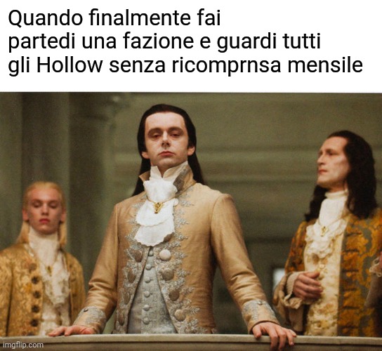 Judgemental Volturi | Quando finalmente fai partedi una fazione e guardi tutti gli Hollow senza ricomprnsa mensile | image tagged in judgemental volturi | made w/ Imgflip meme maker