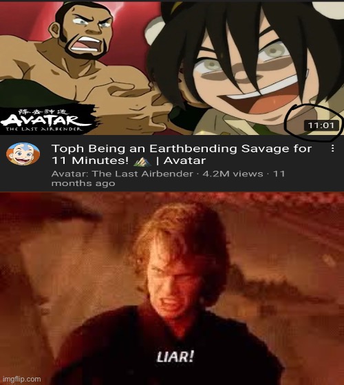I hope the maker of that video doesn’t see this ;) | image tagged in anakin liar | made w/ Imgflip meme maker
