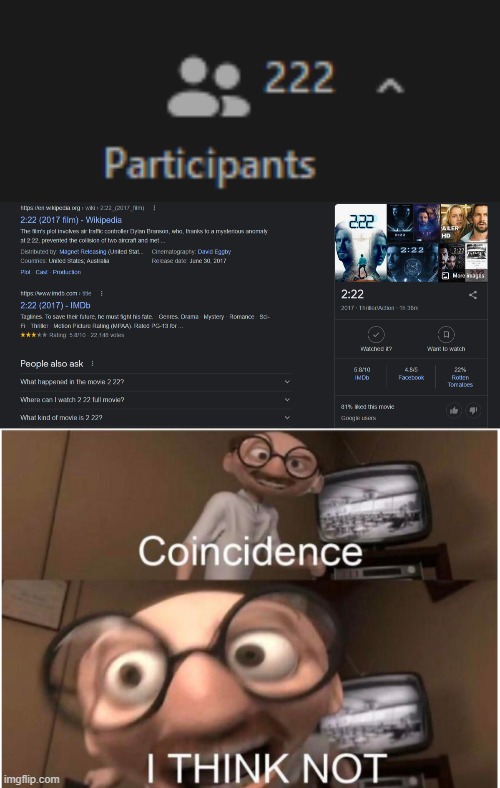 coincidence or not??? | image tagged in coincidence i think not | made w/ Imgflip meme maker