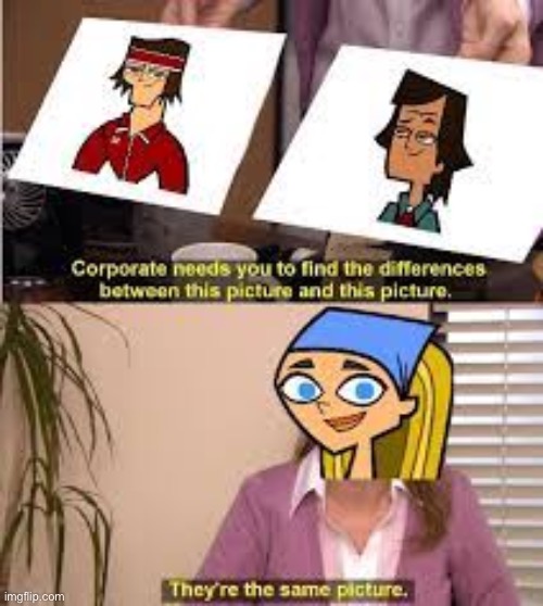 image tagged in total drama | made w/ Imgflip meme maker