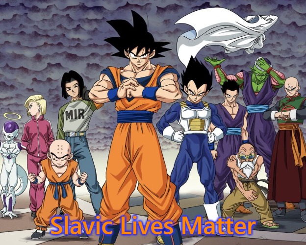 Team Universe 7 | Slavic Lives Matter | image tagged in team universe 7,slavic lives matter | made w/ Imgflip meme maker