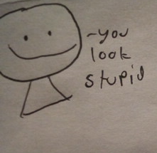 Bob says you look stupid by Sayori Blank Meme Template