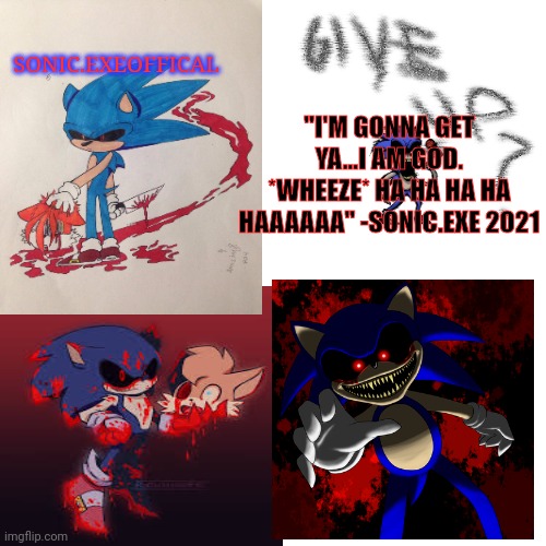 Sonic.exe Template Blank Meme Template