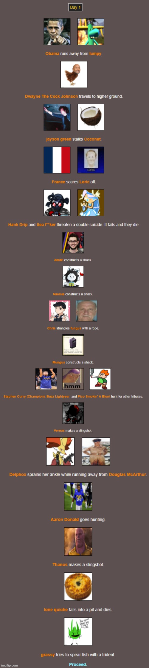 Our first deaths | made w/ Imgflip meme maker
