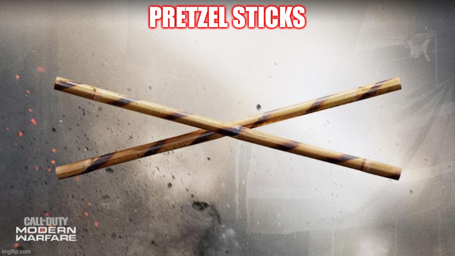 Pretzel sticks | PRETZEL STICKS | image tagged in gaming | made w/ Imgflip meme maker