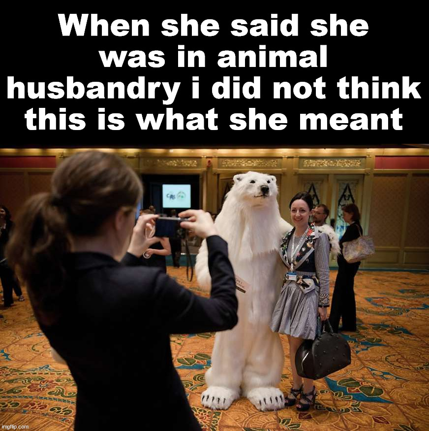 When she said she was in animal husbandry i did not think this is what she meant | image tagged in eyeroll | made w/ Imgflip meme maker