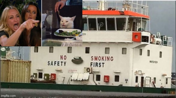 Not Getting on that Boat | image tagged in you had one job | made w/ Imgflip meme maker