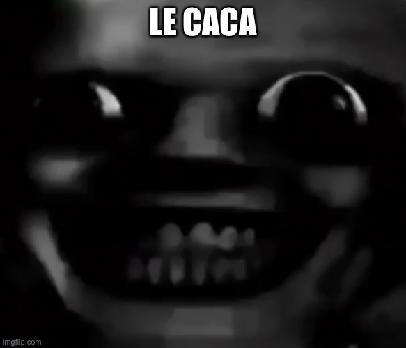 Caca | LE CACA | image tagged in caca | made w/ Imgflip meme maker