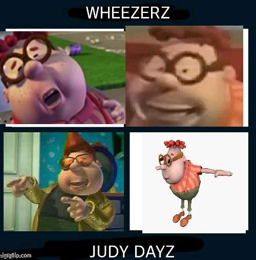 Demon Days Cover | WHEEZERZ; JUDY DAYZ | image tagged in demon days cover | made w/ Imgflip meme maker