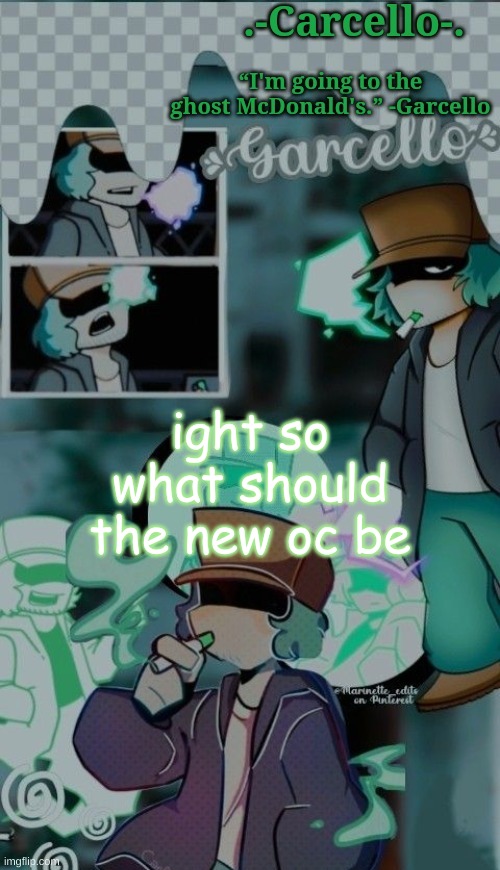 h | ight so what should the new oc be | made w/ Imgflip meme maker