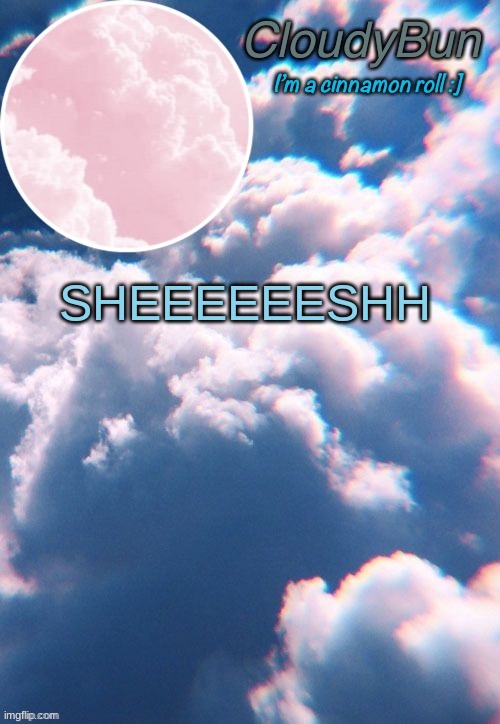SHEEEEEEEEEEEEEEEEEEEEEe= | SHEEEEEESHH | image tagged in cloudybun template | made w/ Imgflip meme maker