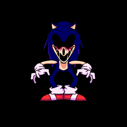 sonic.exe says Blank Meme Template