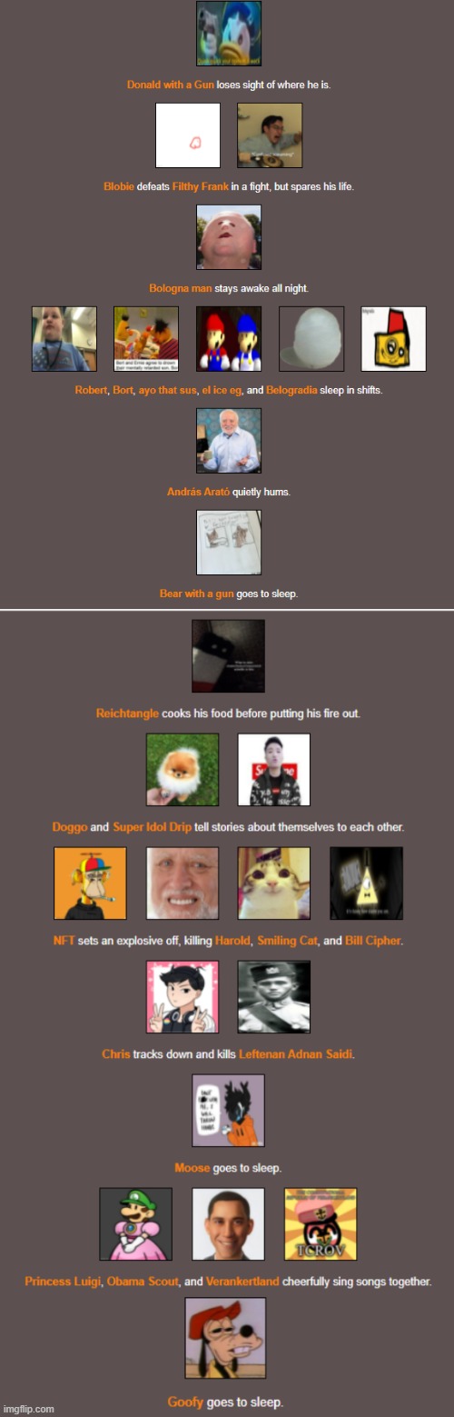 [ NIGHT 2 ] | made w/ Imgflip meme maker