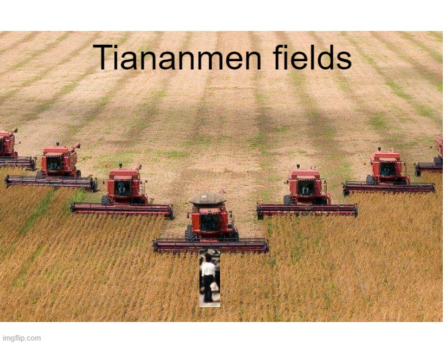 Tiananmen fields | made w/ Imgflip meme maker