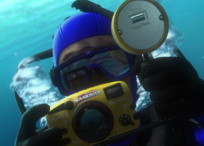 High Quality Finding Nemo camera guy Blank Meme Template