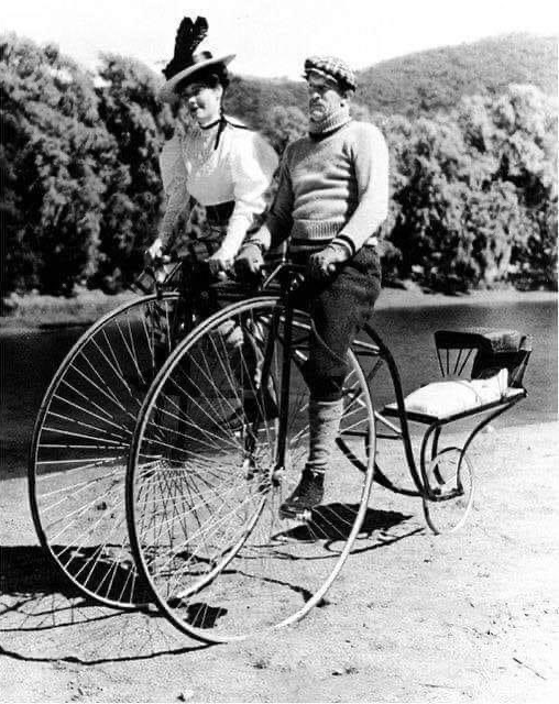 High Quality Tandem penny farthing Blank Meme Template