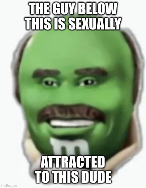 THE GUY BELOW THIS IS SEXUALLY; ATTRACTED TO THIS DUDE | made w/ Imgflip meme maker