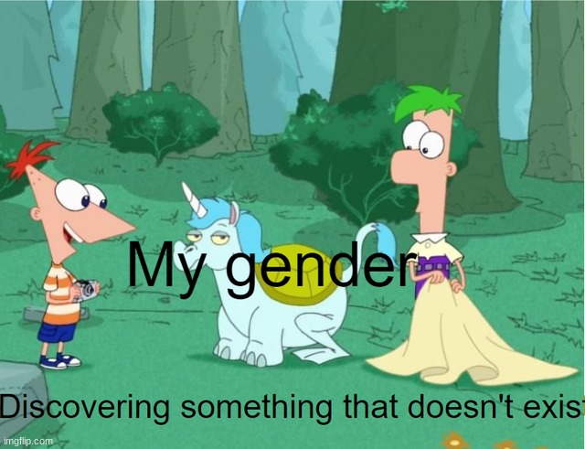 agender-ness (i dunno, grammar ig?) is the absense of gender | made w/ Imgflip meme maker
