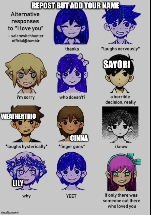 SAYORI | made w/ Imgflip meme maker