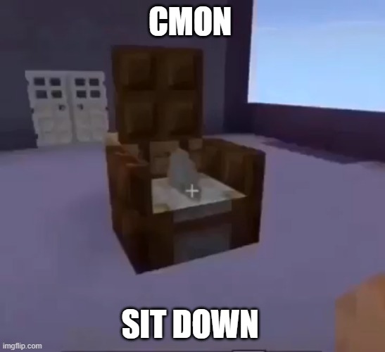 :) | CMON; SIT DOWN | image tagged in gifs | made w/ Imgflip meme maker