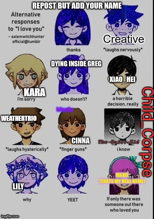 I'm a mix of all 3 of them | Child_Corpse | made w/ Imgflip meme maker