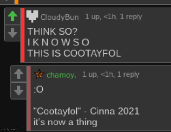 cootayfol- I added it to my dictionary already | made w/ Imgflip meme maker