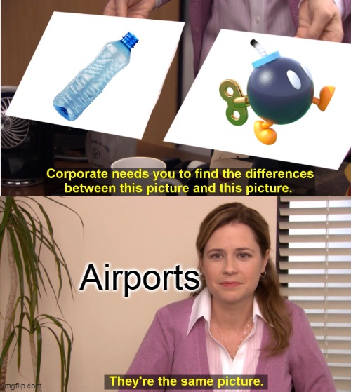 They're The Same Picture | Airports | image tagged in memes,they're the same picture | made w/ Imgflip meme maker