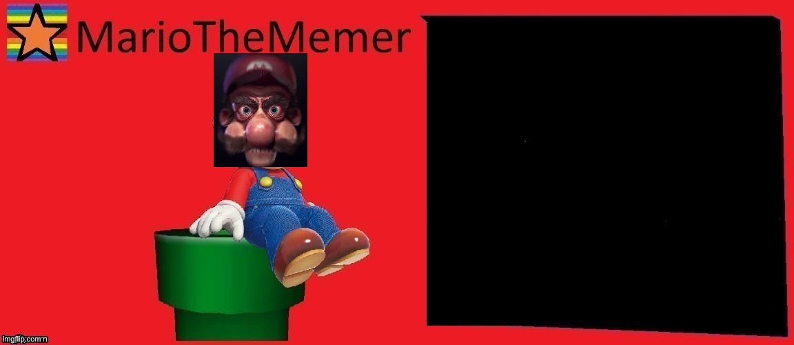 mariothememer announcement template v1 | image tagged in mariothememer announcement template v1 | made w/ Imgflip meme maker