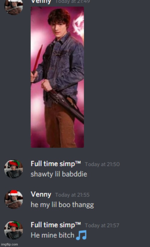 do you like me and Venny's pfps? | made w/ Imgflip meme maker