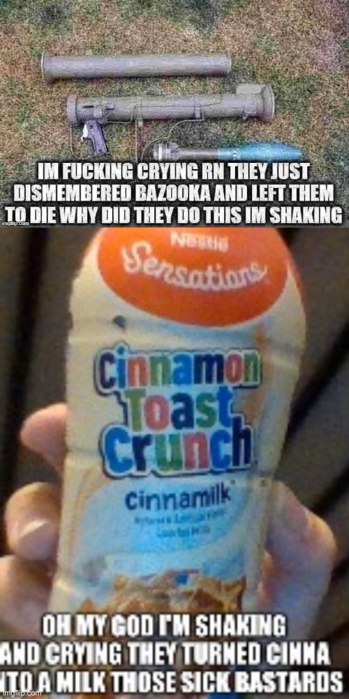 image tagged in they turned cinna into a milk | made w/ Imgflip meme maker