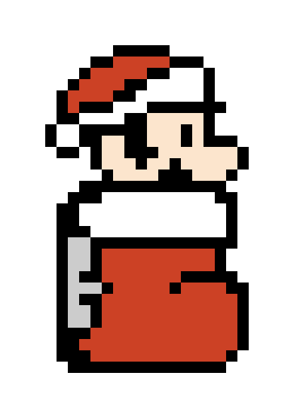 Stocking Mario Meme Template