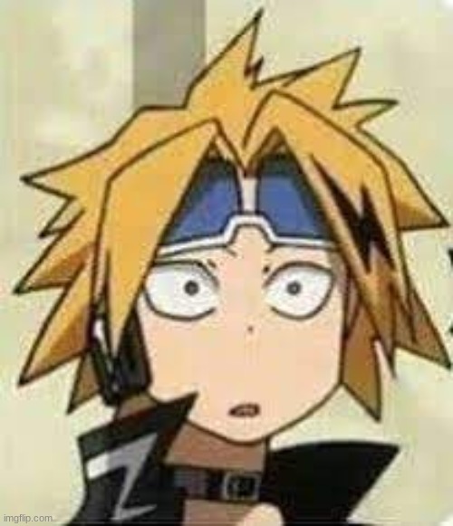 surprised denki | image tagged in surprised denki | made w/ Imgflip meme maker
