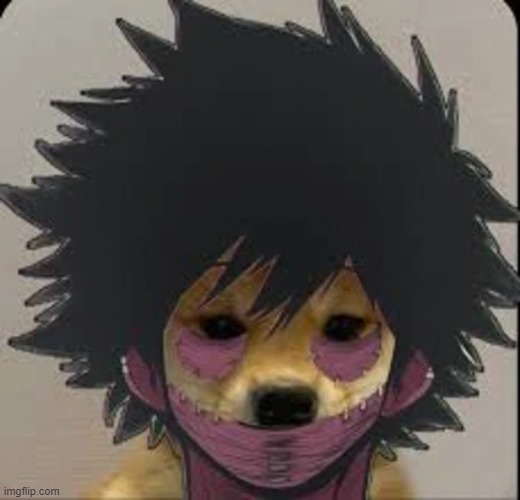 Dabi and Doge | image tagged in cursed image,doge,dabi | made w/ Imgflip meme maker