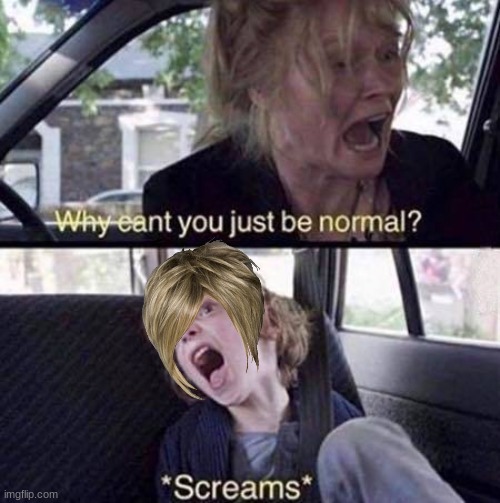 entitled people | image tagged in why can't you just be normal | made w/ Imgflip meme maker