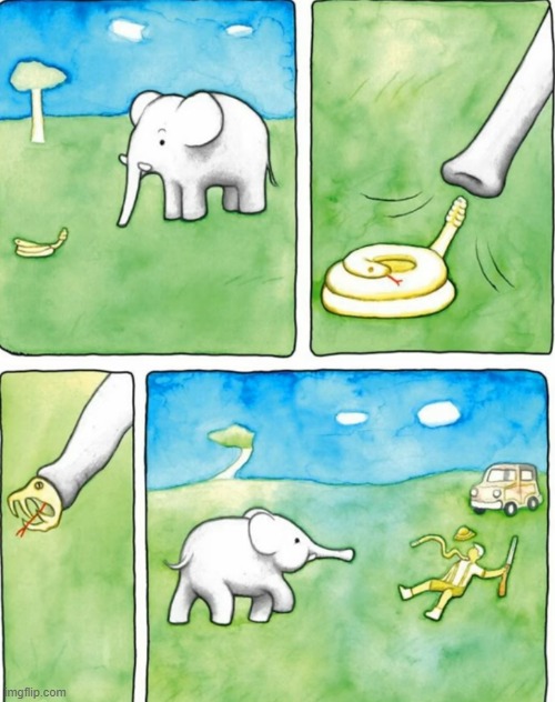 how to use a snake as a weapon | image tagged in comics | made w/ Imgflip meme maker